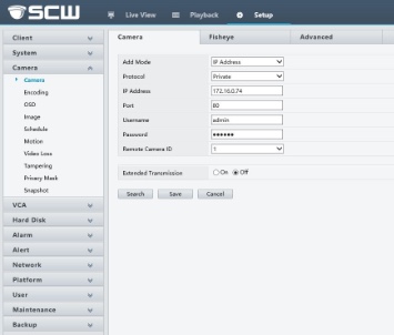 extended transmission web view