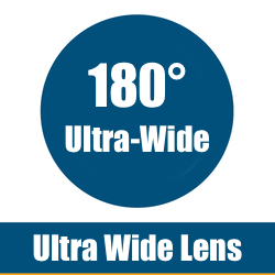 180 degree ultra wide camera