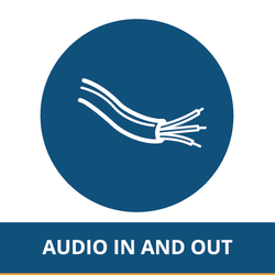 audio in and out