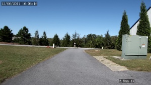 view at 100 feet from a 2.8mm 80 degree FOV lens 4K security camera