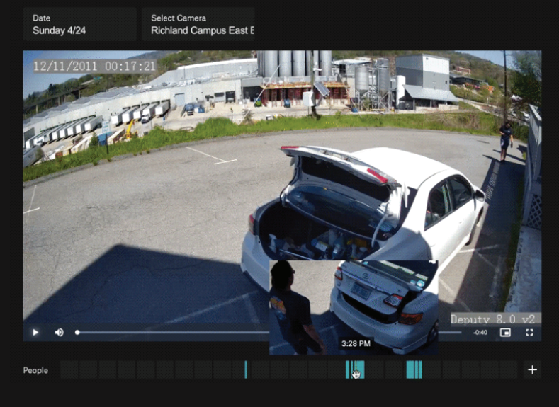 Catalytic converter theft security cameras